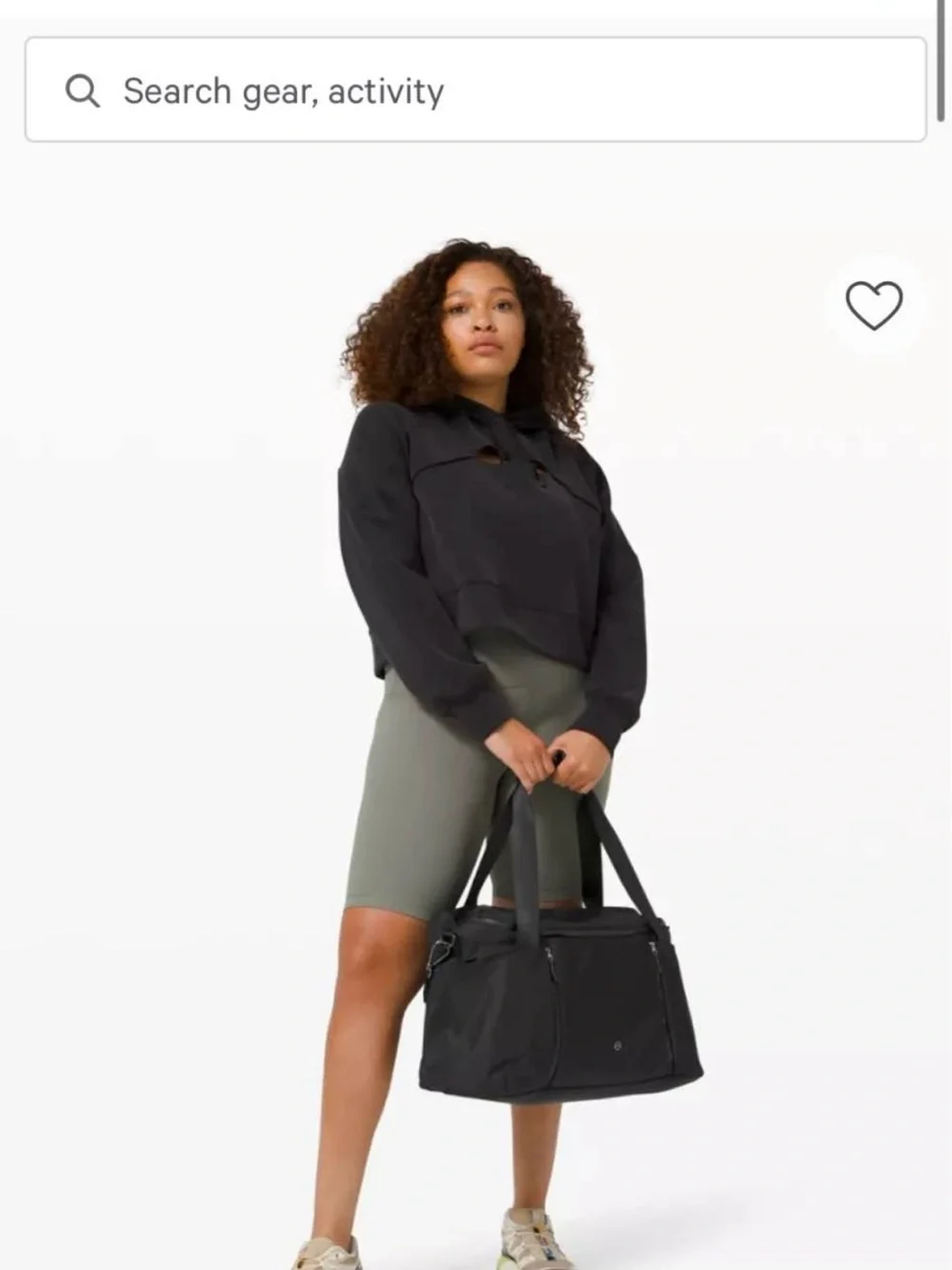 lululemon athletica Black Define Duffel Bag
